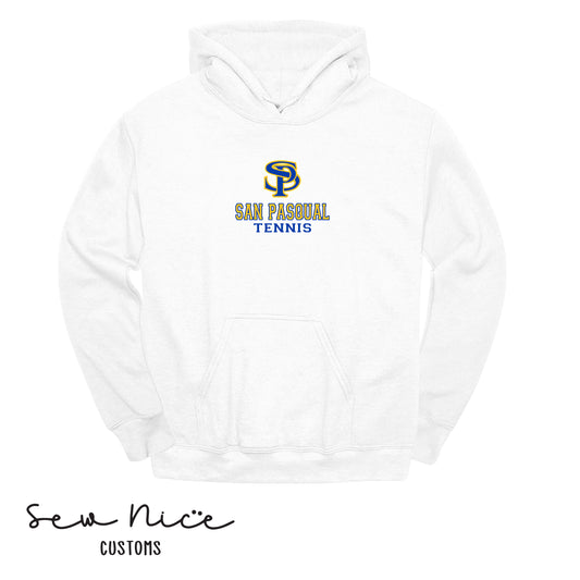 SP San Pasqual Tennis- Unisex Adult/Youth Hoodie