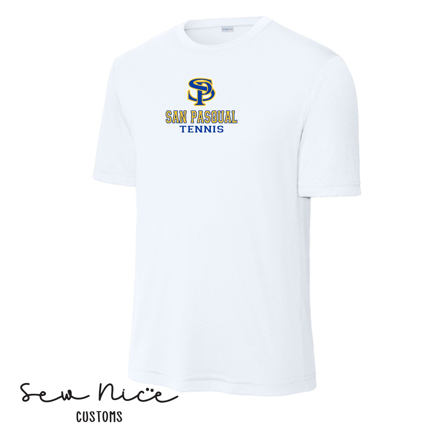 SP San Pasqual Tennis- Unisex Adult/Youth Dri Fit Shirt