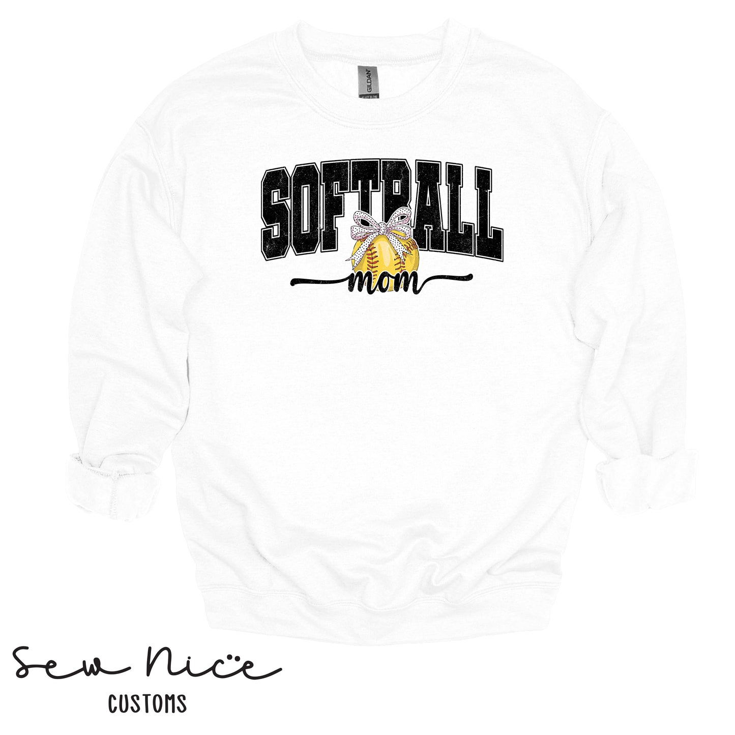 Softball Mom - Unisex Crewneck Sweatshirt
