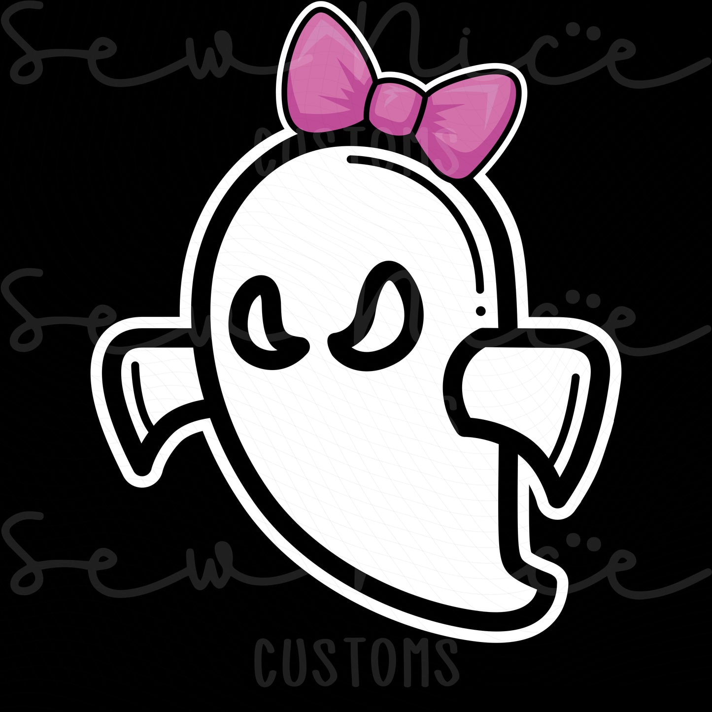 Ghost Softball - Headband (Choose your ghost)