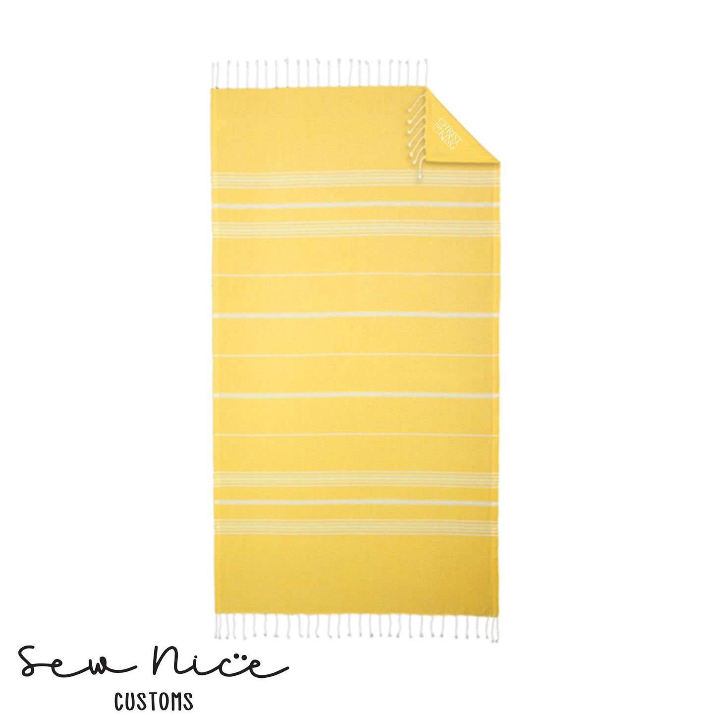 Embroidered Beach Throw - Christ The King