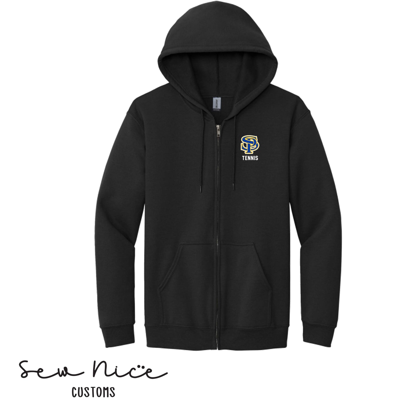 EMBROIDERED SP Tennis- Unisex Adult/Youth Full Zip