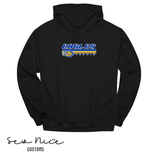 SP Eagles Lines-Tennis- Unisex Adult/Youth Hoodie