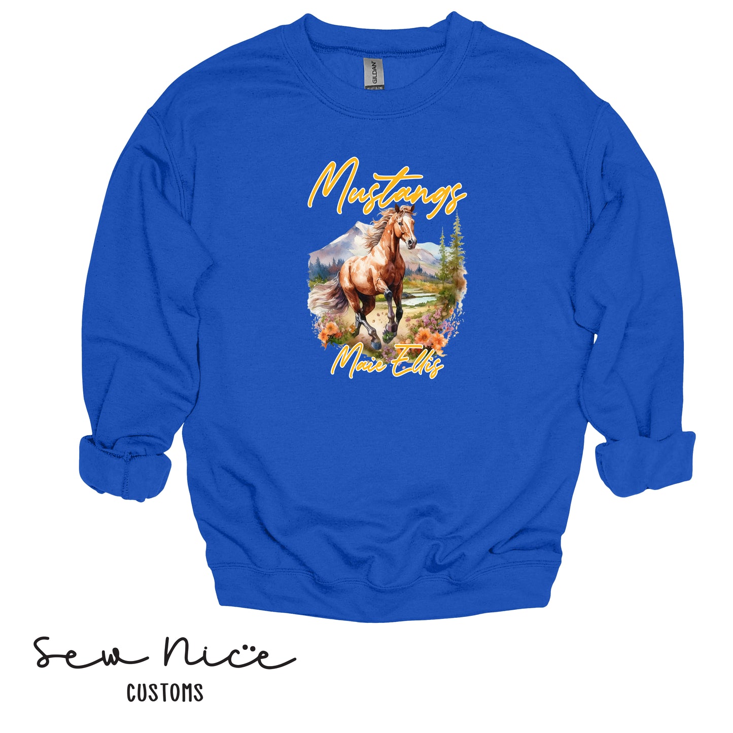 MEE Realistic Mascot- Unisex Adult/Youth Crewneck Sweatshirt