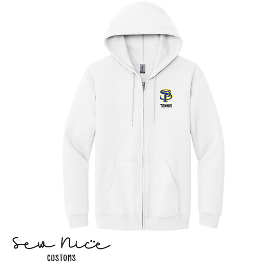 EMBROIDERED SP Tennis- Unisex Adult/Youth Full Zip