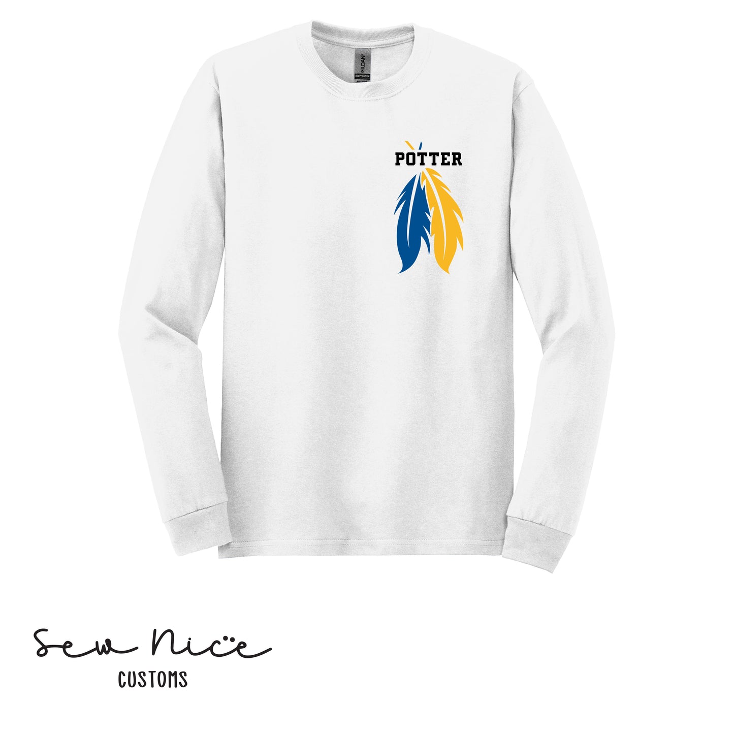 Potter With Feathers- Unisex Adult/Youth Long Sleeve Shirt