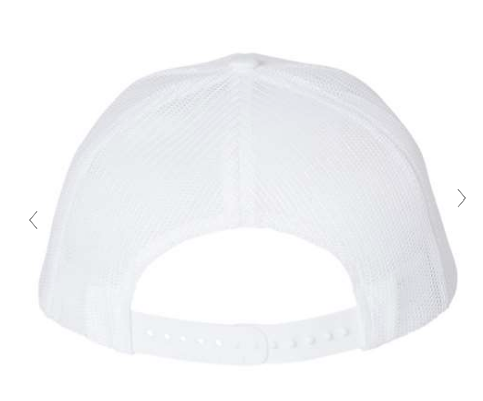 Fallbrook Embroidered WHITE OUT 3D Puff Hat -FPW CHEER