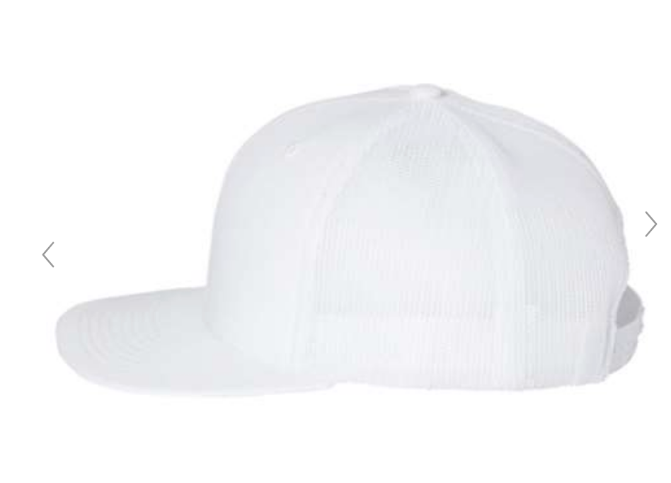 Fallbrook Embroidered WHITE OUT 3D Puff Hat -FPW CHEER