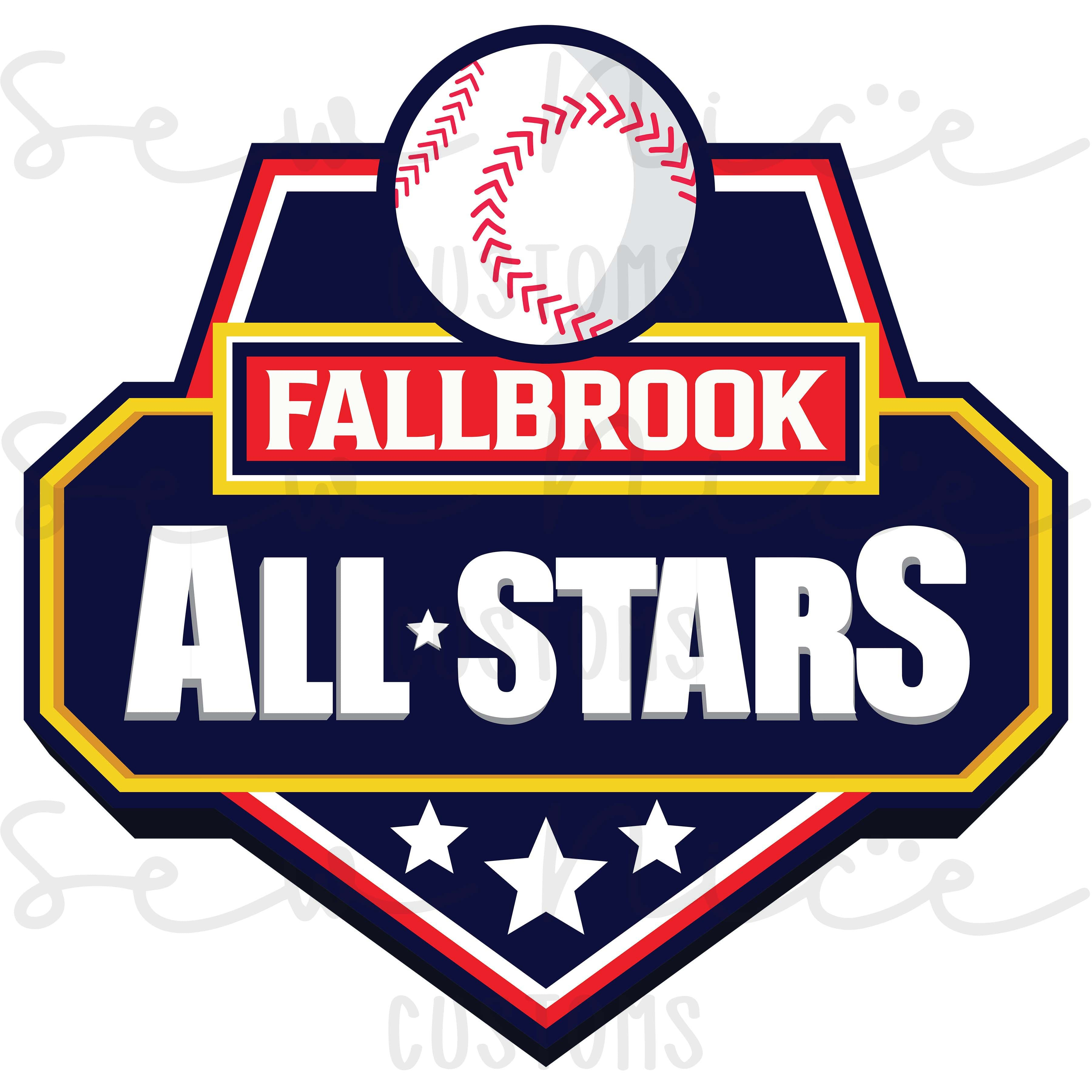 Fallbrook All Star Logo – Sew Nice Customs