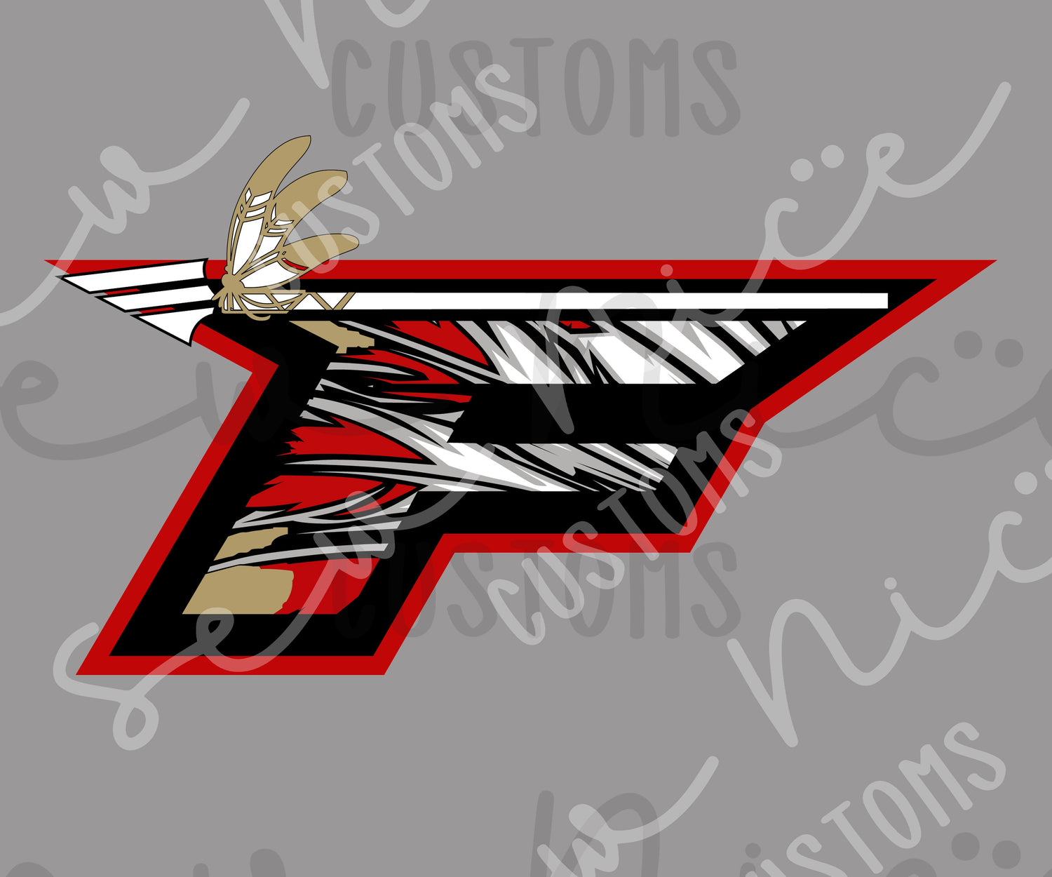 F Football Logo