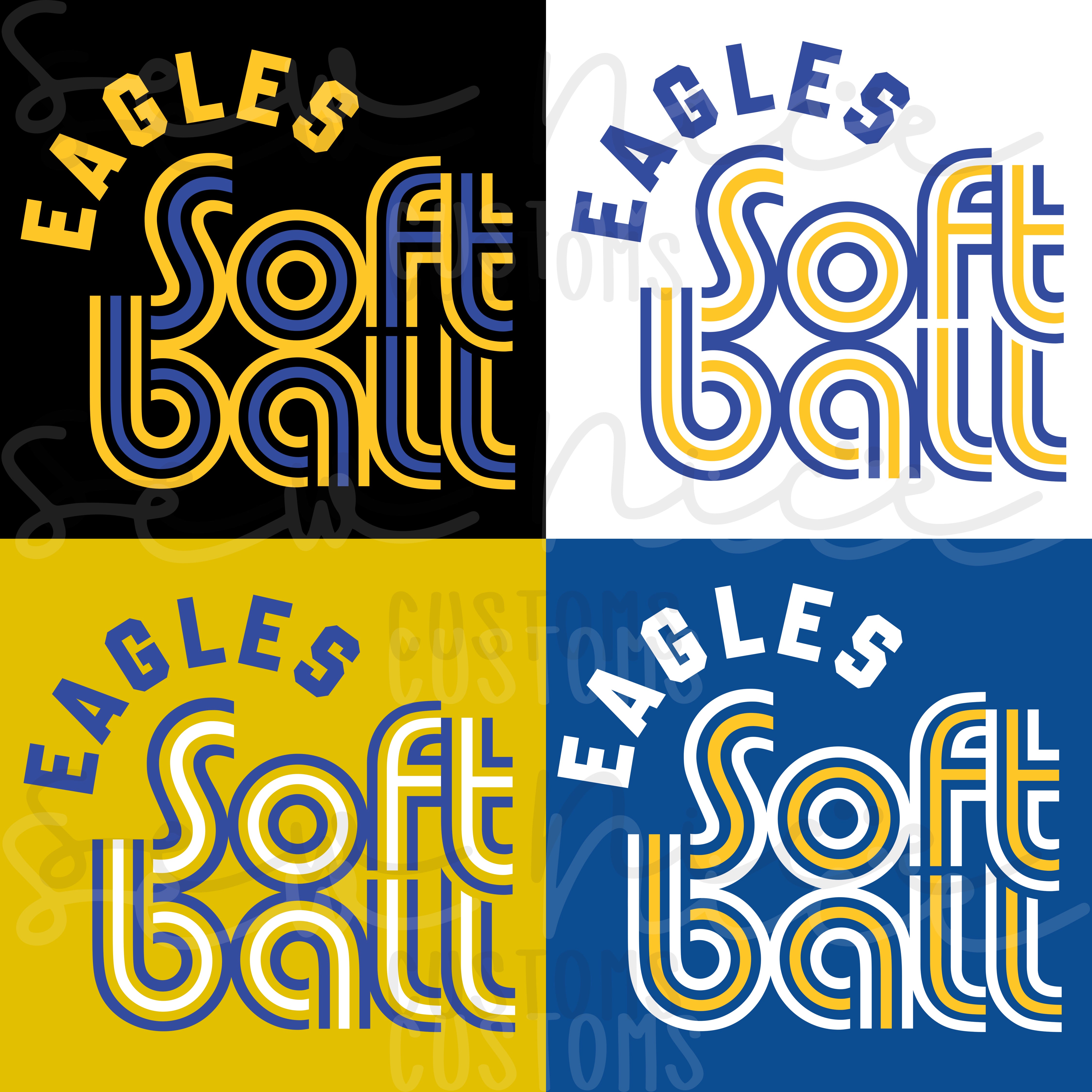 Retro SP Softball Design – Sew Nice Customs