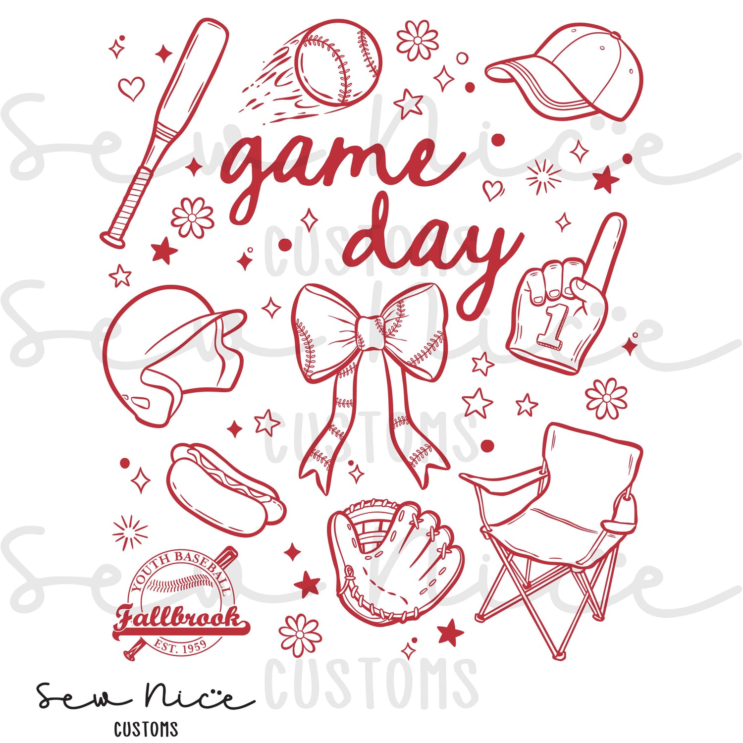 FYB Doodle Game Day