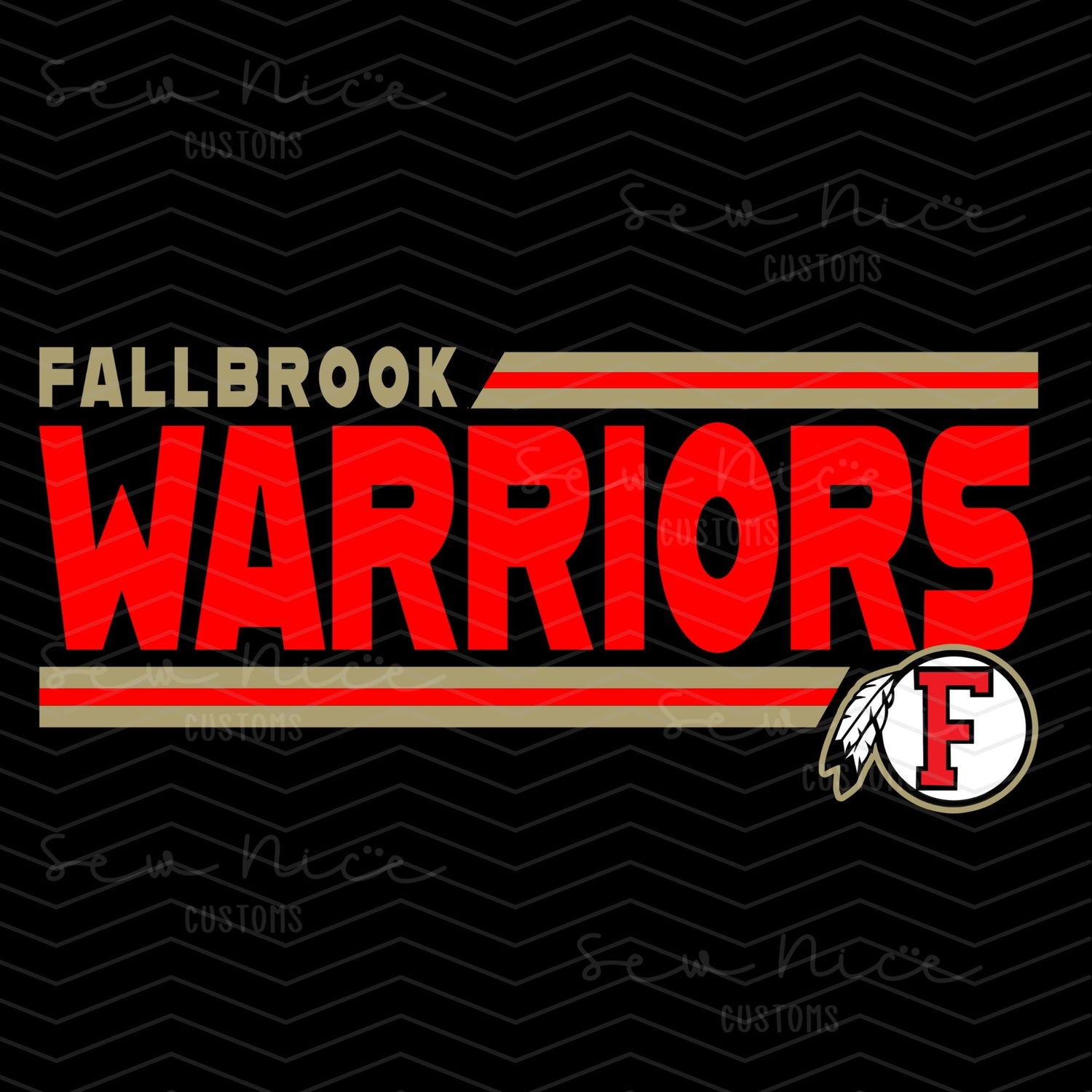 Warriors Lines Design -FHS Football