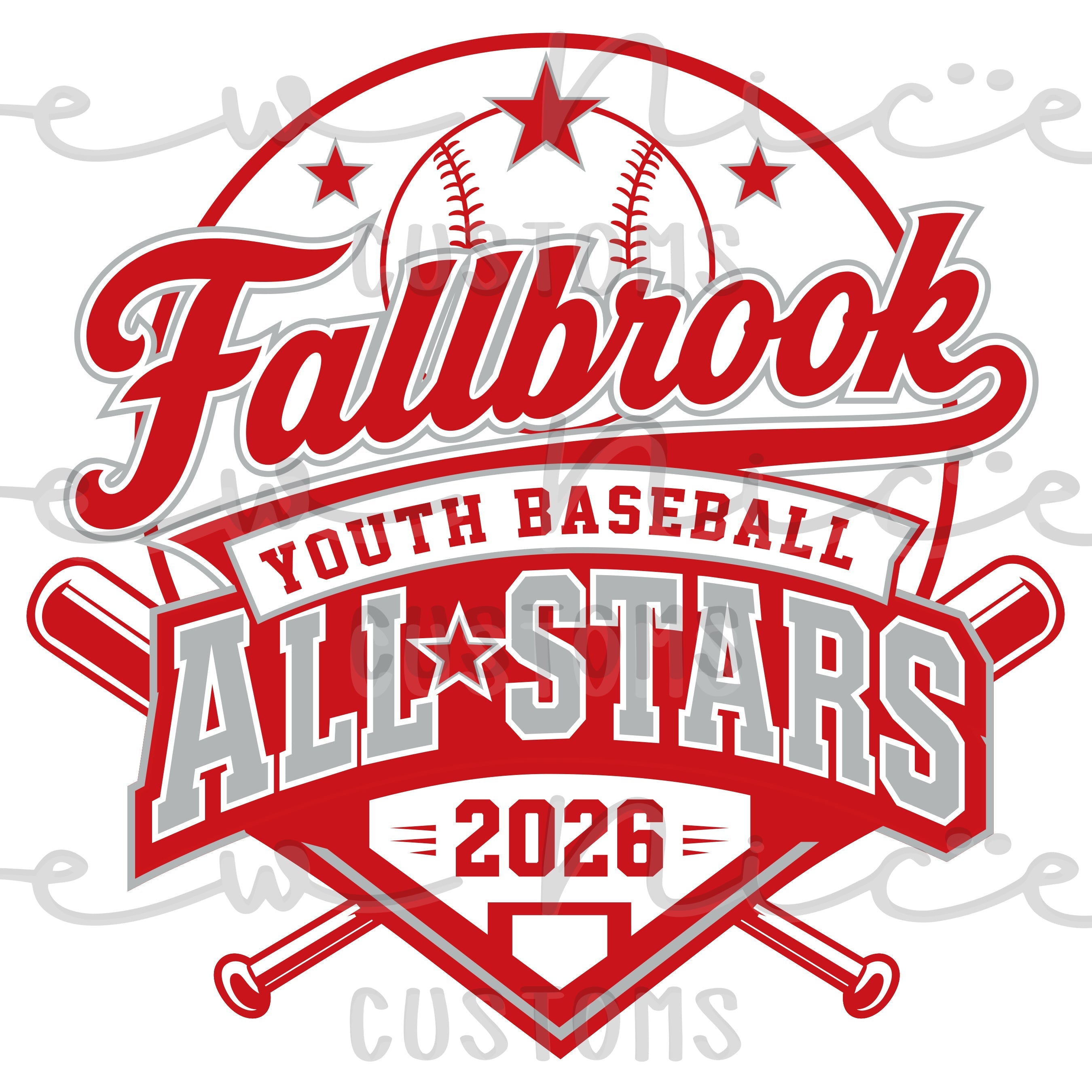 Fallbrook Youth Baseball All Stars 2026- Customize – Sew Nice Customs