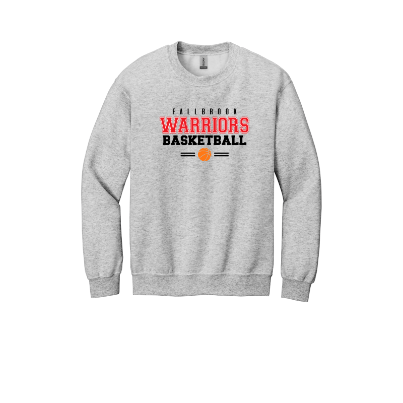 Fallbrook Warriors Basketball -YOUTH Unisex Crewneck Sweatshirt