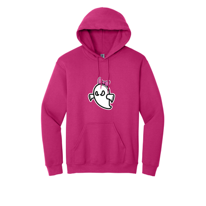Ghost with Bow -Adult/Youth Unisex Hoodie