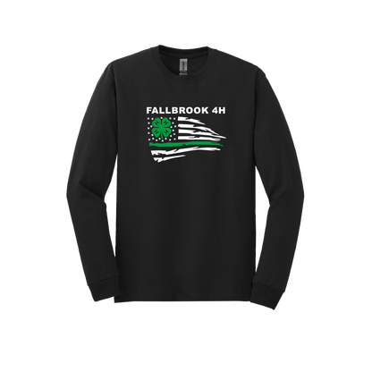 Fallbrook 4-H- ADULT Unisex Long Sleeve Shirt- Front Design