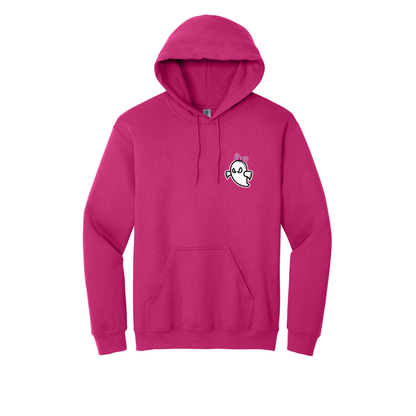 Ghost Softball Adult/Youth Hoodie (With Bow)