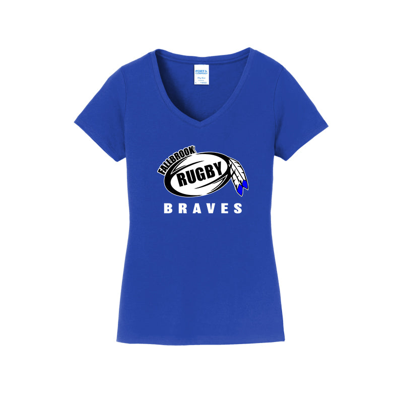 Fallbrook Rugby Braves-Women's V-Neck