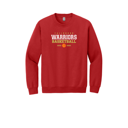 Fallbrook Warriors Basketball -YOUTH Unisex Crewneck Sweatshirt