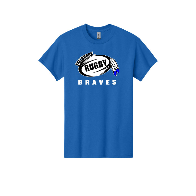 Fallbrook Rugby Braves Logo- Unisex Adult T-Shirt