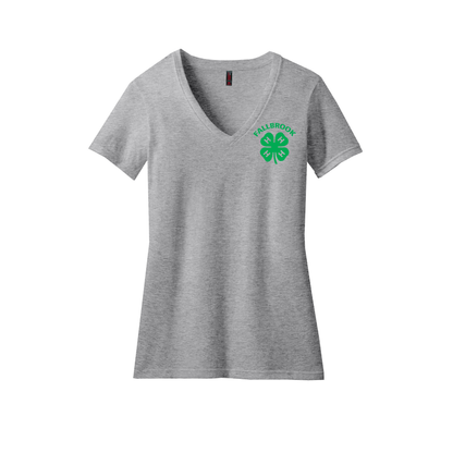 Clover 4-H LADIES V-Neck - Left Chest ONLY