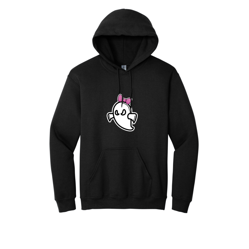 Ghost with Bow -Adult/Youth Unisex Hoodie