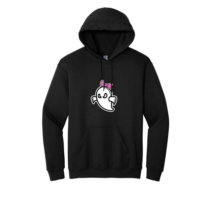 Ghost with Bow -Adult/Youth Unisex Hoodie
