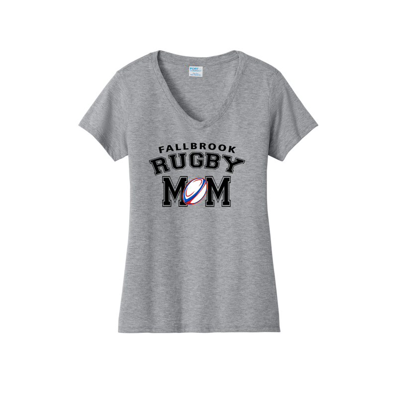 Fallbrook Rugby Mom -Women's V-Neck