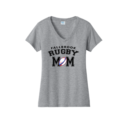 Fallbrook Rugby Mom -Women's V-Neck