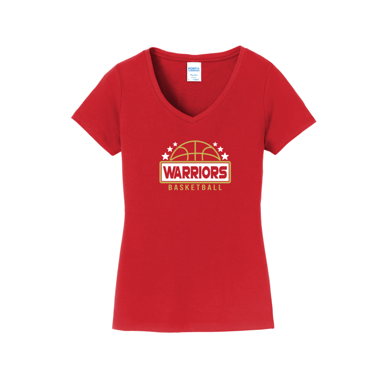 Warriors Basketball Stars - Women's V-Neck Shirt