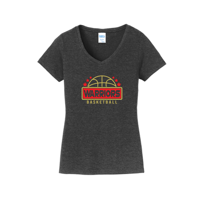 Warriors Basketball Stars - Women's V-Neck Shirt