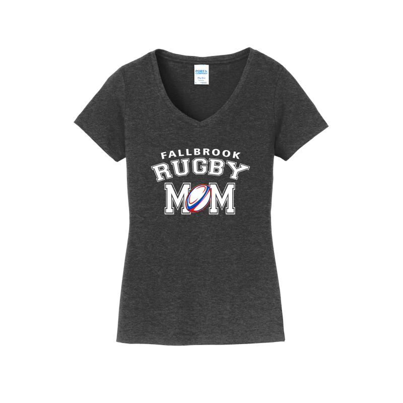 Fallbrook Rugby Mom -Women's V-Neck