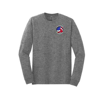 American Flag Volleyball - Long Sleeve Shirt