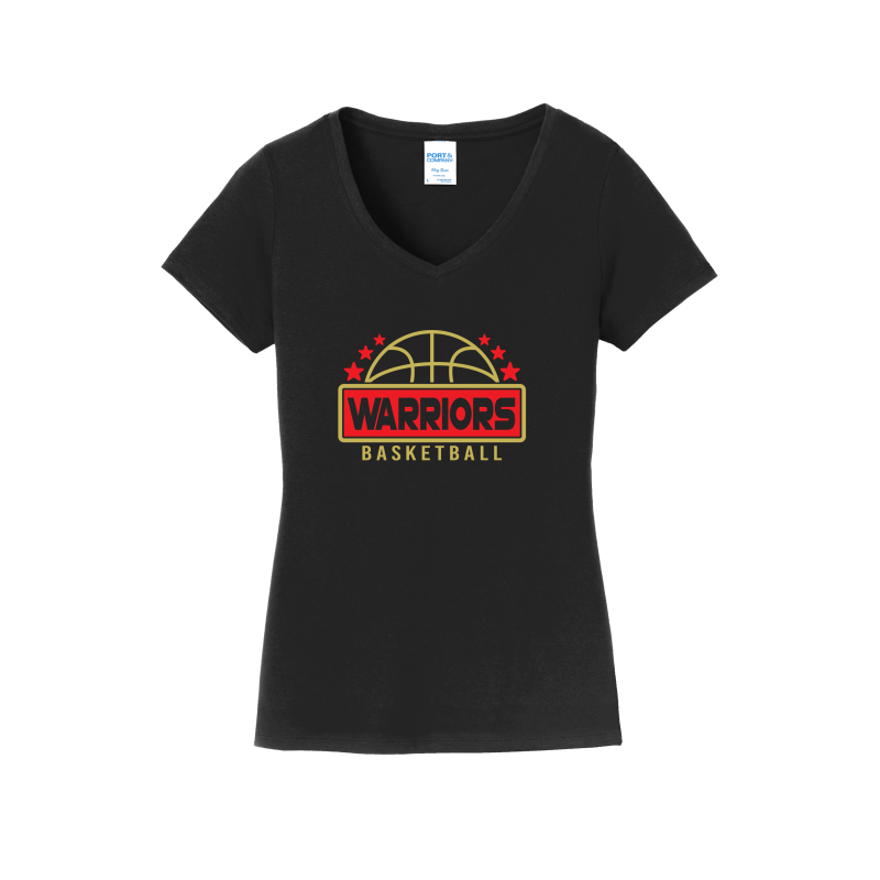 Warriors Basketball Stars - Women's V-Neck Shirt