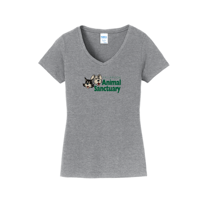 FAS- Women's V-Neck Shirt - Front Design Only