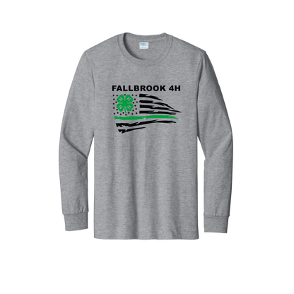 Fallbrook 4-H- ADULT Unisex Long Sleeve Shirt- Front Design