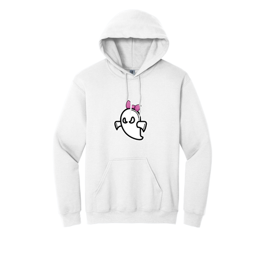 Ghost Softball Adult/Youth Hoodie (With Bow)