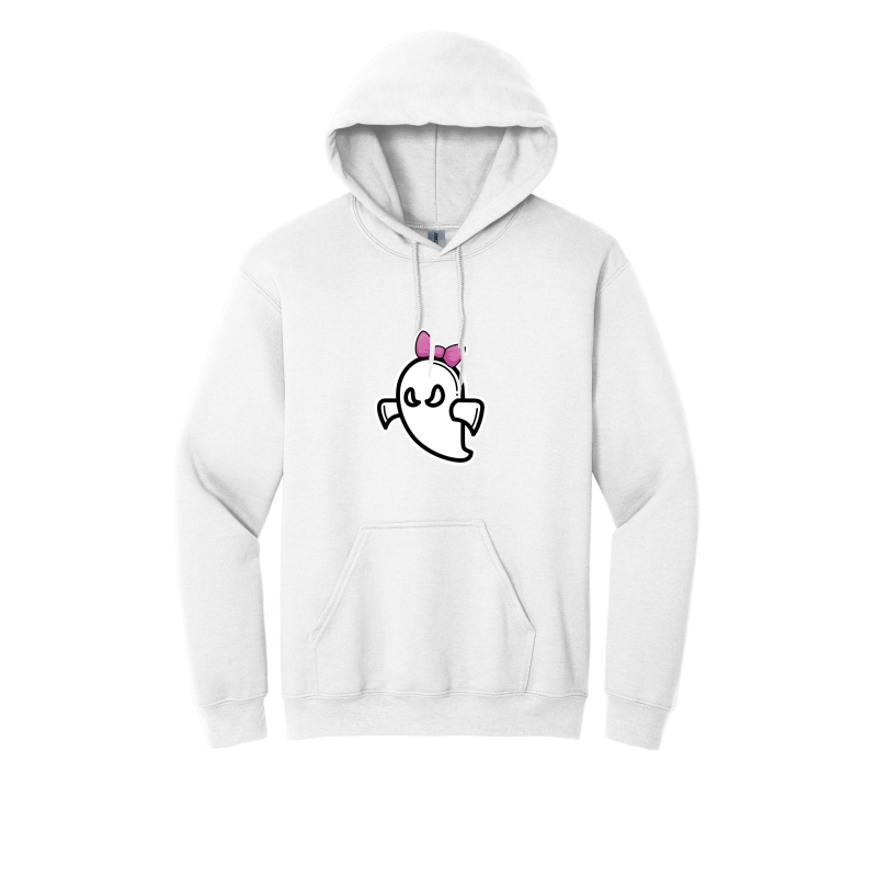 Ghost with Bow -Adult/Youth Unisex Hoodie
