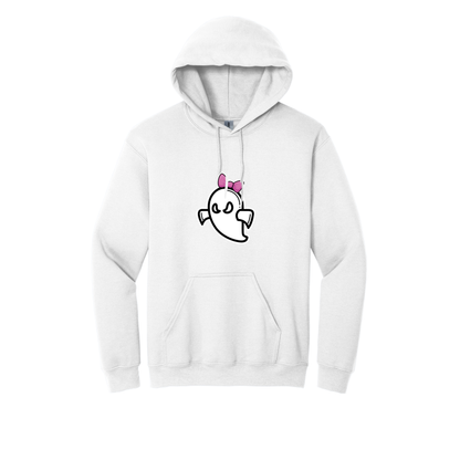 Ghost with Bow -Adult/Youth Unisex Hoodie