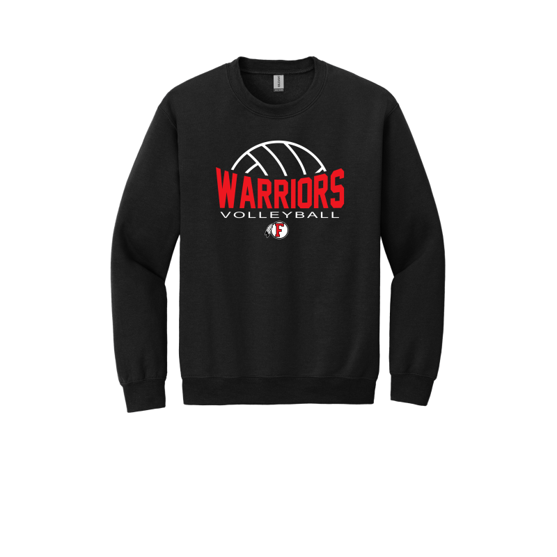 Warriors Volleyball - Crewneck Sweatshirt