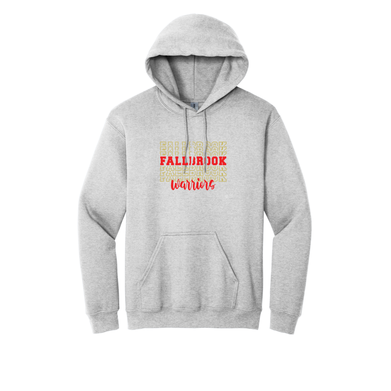 Fallbrook Stacked Design ADULT Hoodie