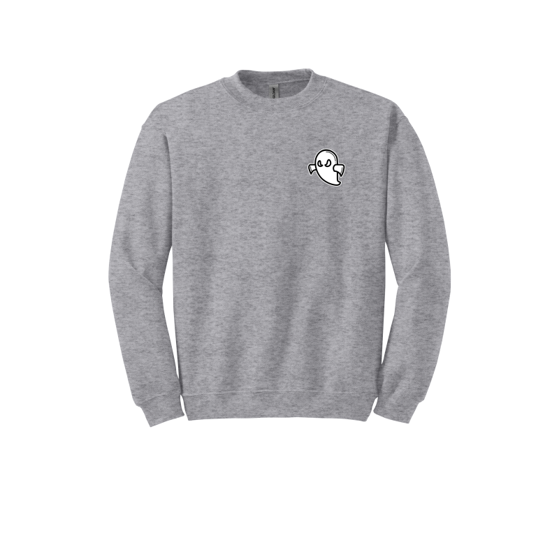 Ghost Softball Adult/Youth Crewneck Sweatshirt (No Bow)