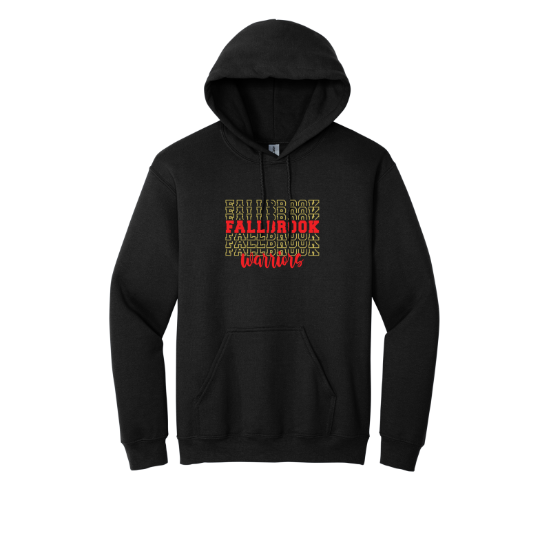 Fallbrook Stacked Design ADULT Hoodie