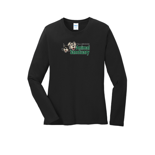 FAS- Women's Crewneck Long Sleeve Shirt - Front Design Only