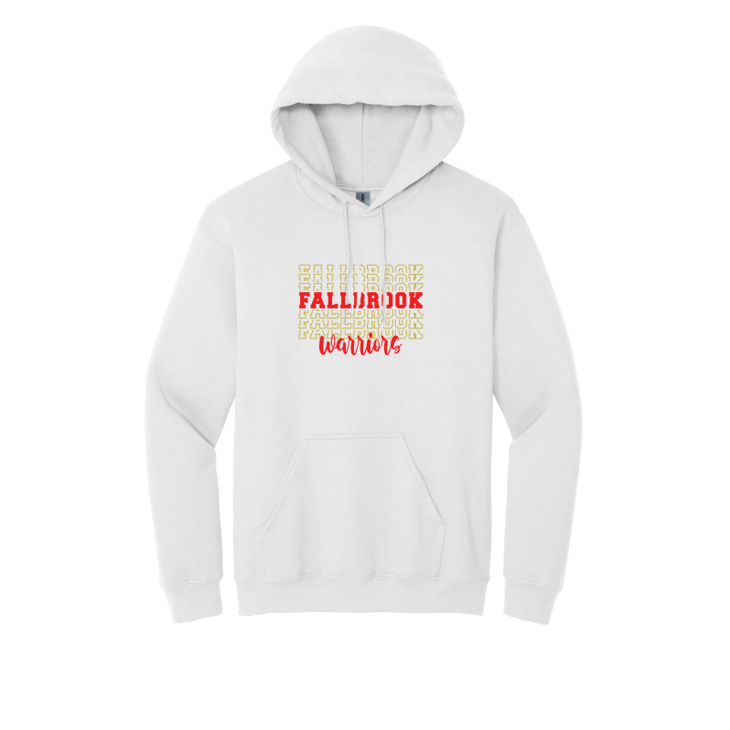 Fallbrook Stacked Design ADULT Hoodie