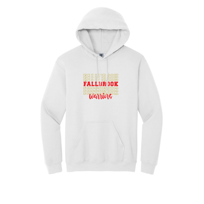 Fallbrook Stacked Design ADULT Hoodie
