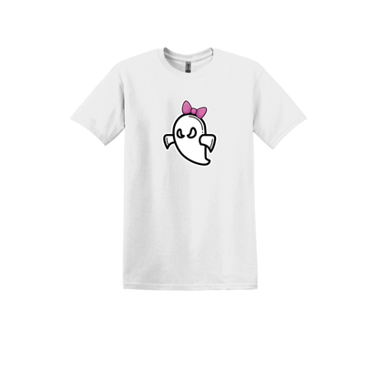 Ghost with Bow Softball TODDLER T-Shirt