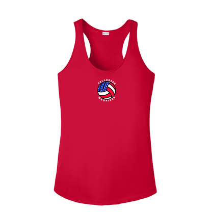 American Flag Volleyball- Ladies Dri Fit Tank Top