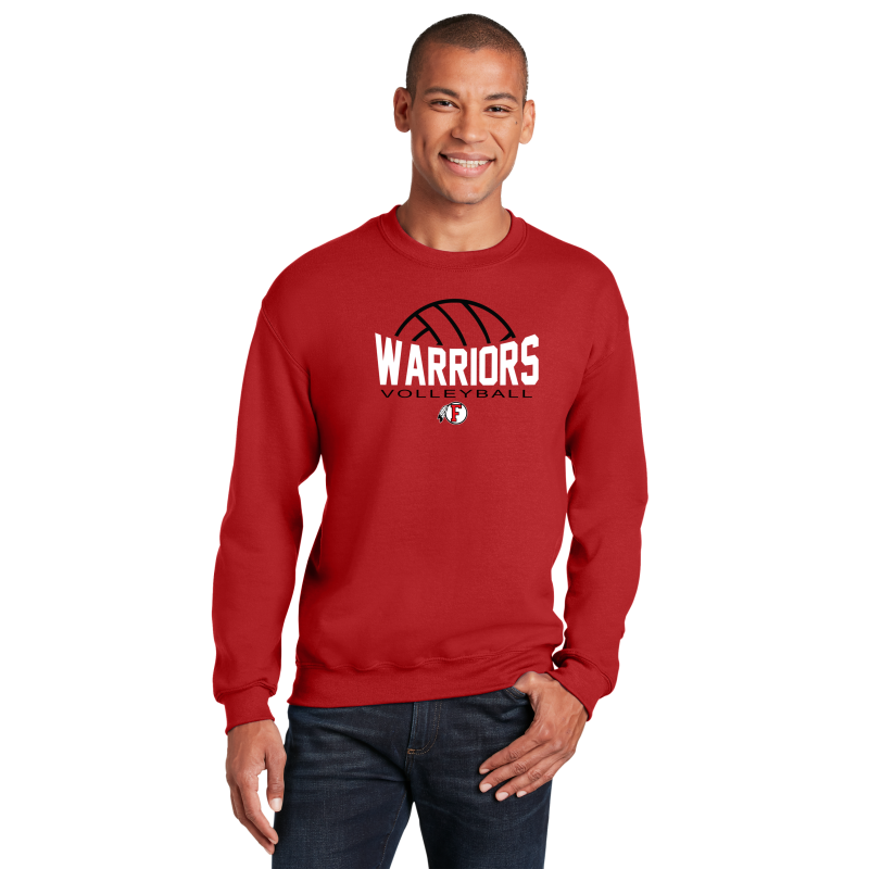 Warriors Volleyball - Crewneck Sweatshirt